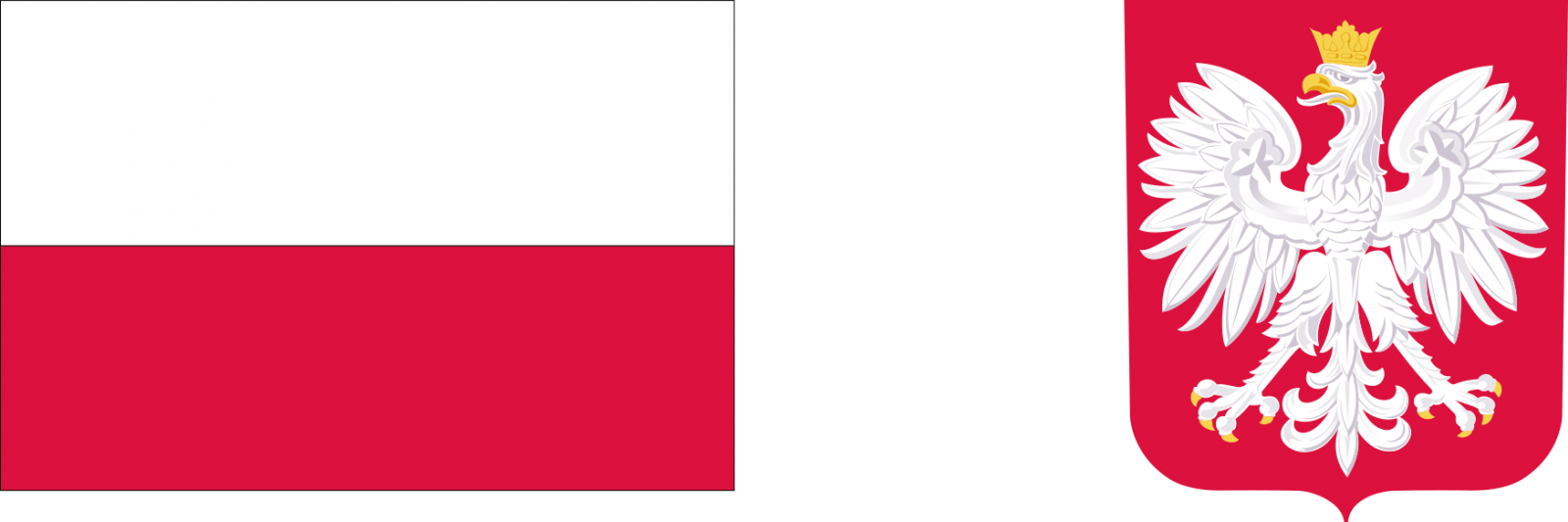 Flaga biało-czerwona i głodło Polski